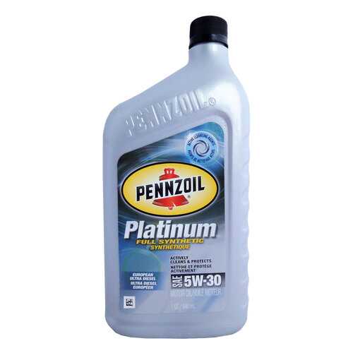 Моторное масло Pennzoil Platinum European Ultra Diesel SAE 5W-30 0,946л в Несте Ойл