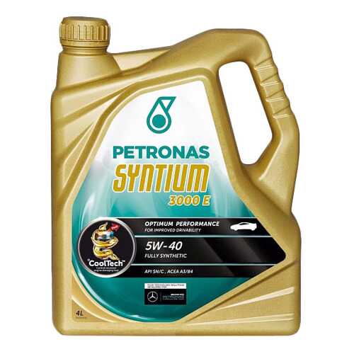 Моторное масло Petronas Syntium 3000 E 5W-40 4л в Несте Ойл