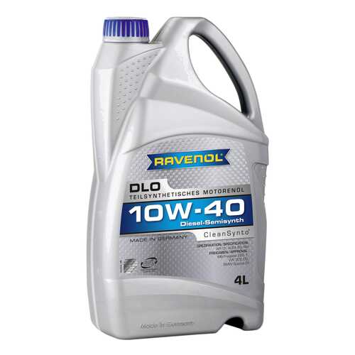 Моторное масло Ravenol DLO SAE 10W-40 4л в Несте Ойл