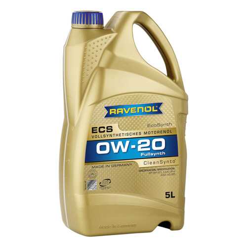 Моторное масло Ravenol ECS EcoSynth SAE 0W-20 5л в Несте Ойл