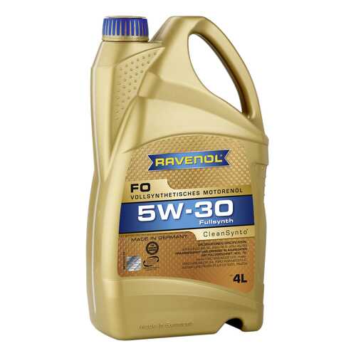 Моторное масло Ravenol FO SAE 5W-30 4л в Несте Ойл