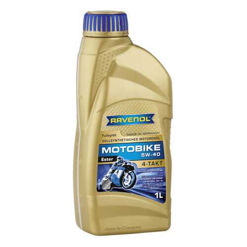 Моторное масло Ravenol Motobike 4-T Ester 5W-40 1л в Несте Ойл