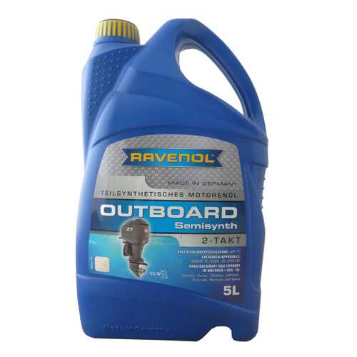 Моторное масло Ravenol Outboardoel 2T teilsynth 5W-30 5л в Несте Ойл