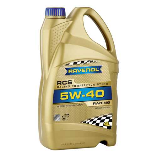Моторное масло Ravenol RCS Racing Competition Synto SAE 5W-40 4л в Несте Ойл