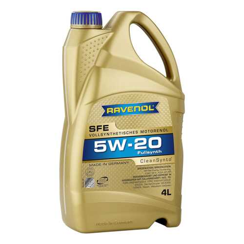 Моторное масло Ravenol Super Fuel Economy SFE SAE 5W-20 4л в Несте Ойл