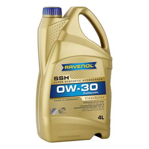 Моторное масло Ravenol Super Synthetic Hydrocrack SSH SAE 0W-30 4л в Несте Ойл