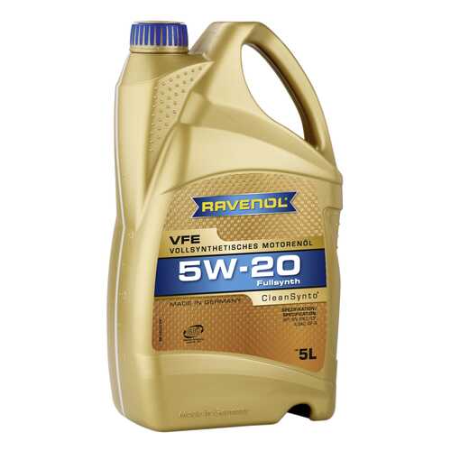 Моторное масло Ravenol VFE SAE 5W-20 5л в Несте Ойл