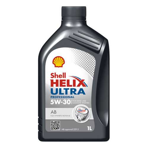 Моторное масло Shell Helix Ultra Professional AB 5W-30 1л в Несте Ойл