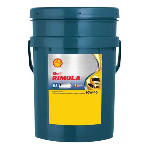 Моторное масло Shell Rimula R5 E 10W-40 20л в Несте Ойл