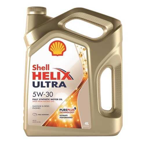 Моторное масло синтетическое Shell Helix Ultra 5w30 4л в Несте Ойл