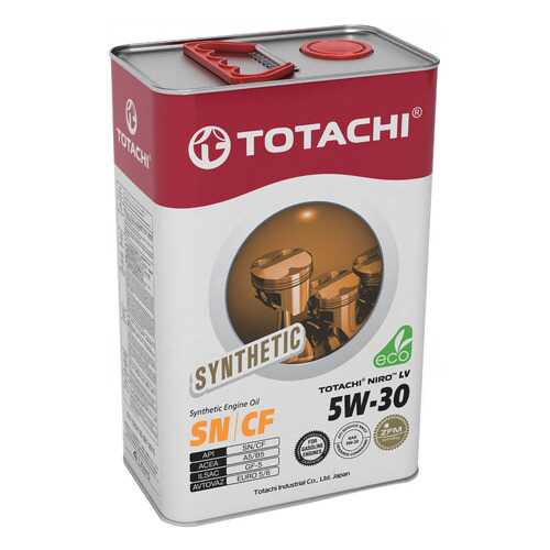 Моторное масло Totachi Niro LV Synthetic SN 5W-30 4л в Несте Ойл