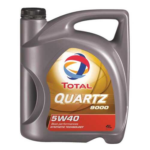 Моторное масло Total Quartz 9000 5W-40 4л в Несте Ойл