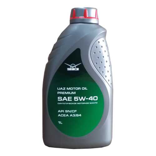 Моторное масло UAZ Premium SAE 5W-40 1л в Несте Ойл