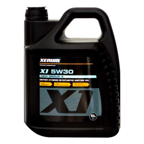 Моторное масло Xenum VRX SAE 5W-30 5л в Несте Ойл
