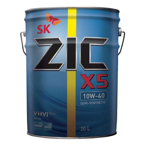 Моторное масло Zic X5 10W-40 20л в Несте Ойл
