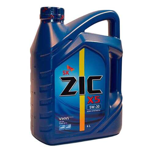 Моторное масло Zic X5 5W-30 6л в Несте Ойл