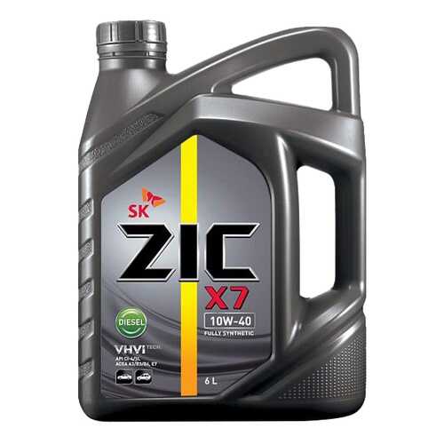 Моторное масло Zic X7 Diesel 10W-40 6л в Несте Ойл