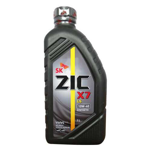 Моторное масло Zic X7 LS 10W-40 1л в Несте Ойл