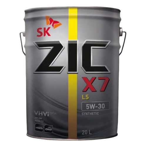 Моторное масло Zic X7 LS 5W-30 20л в Несте Ойл