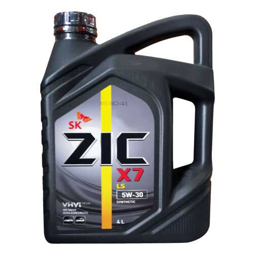 Моторное масло Zic X7 LS 5W-30 4л в Несте Ойл