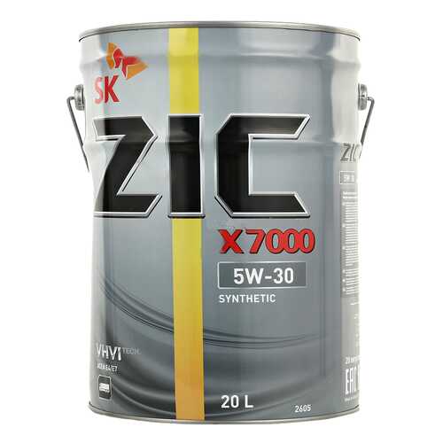 Моторное масло Zic X7000 5W-30 20л в Несте Ойл