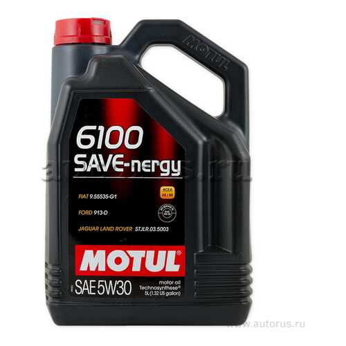 MOTUL 107972 масло моторное motul 6100 syn-nergy 5w30 синтетическое 5 л 107972 в Несте Ойл