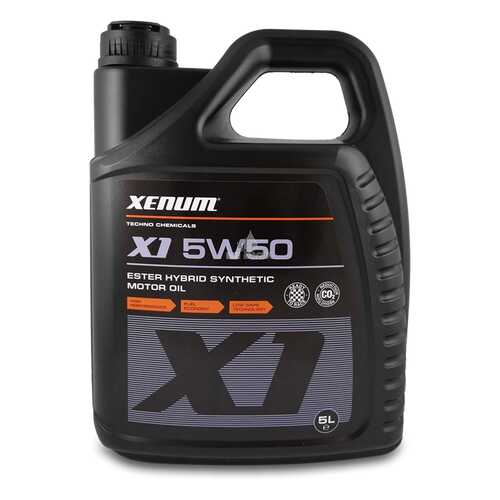 Xenum X1 5W50 Ester Hybrid synthetic motor oil 5L в Несте Ойл