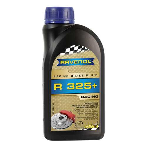 Тормозная жидкость RAVENOL Racing Brake Fluid R325+ 0.5л 1350604-500-01-000 в Несте Ойл