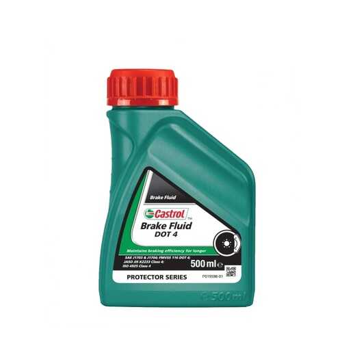 Жидкость тормозная CASTROL Brake Fluid DOT4 0,5 л 15CD18 в Несте Ойл