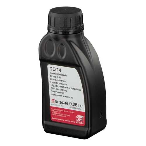 Жидкость тормозная FEBI Brake Fluid DOT4 0,25 л 26746 в Несте Ойл