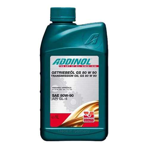 Трансмиссионное масло ADDINOL 80w90 1л 4014766070456 в Несте Ойл