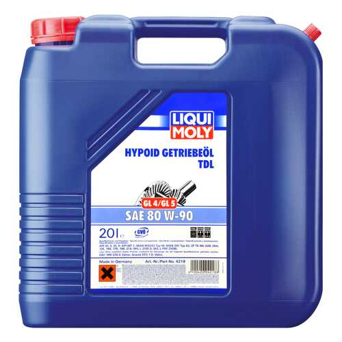 Трансмиссионное масло LIQUI MOLY Hypoid-Getriebeoil 80W90 20л 4218 в Несте Ойл