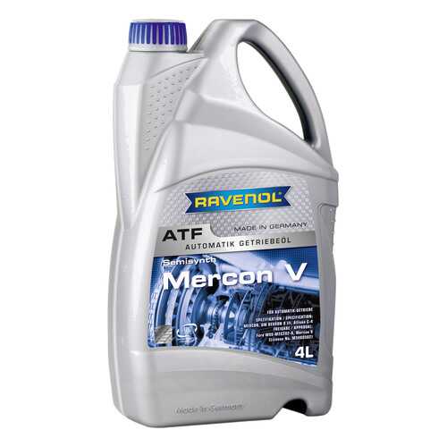 Трансмиссионное масло RAVENOL ATF Mercon V 4л 1212101-004-01-999 в Несте Ойл