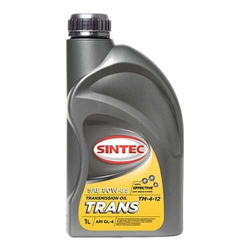 Трансмиссионное масло SINTEC ТМ4-12 (GL-4) 80W-85 1л 900271 в Несте Ойл