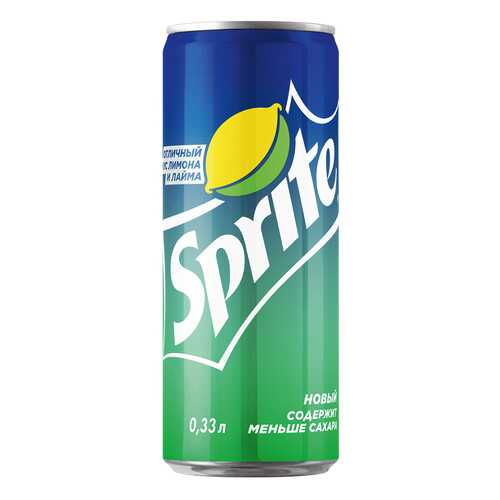 Напиток газированный Sprite жестяная банка 0.33 л в Несте Ойл