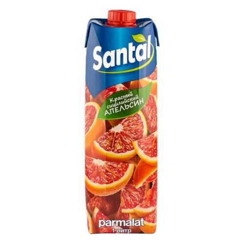 Напиток сокосодержащий Santal красный сицилийский апельсин 1 л в Несте Ойл