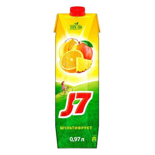 Нектар J-7 Мультифрукт с мякотью 970мл в Несте Ойл